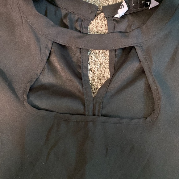 SO large black silk business top - Picture 5 of 7